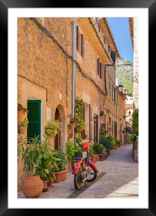 Rustic Romance in Valldemossa Framed Mounted Print by Alex Winter