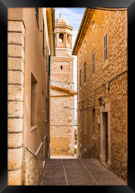 Rustic Charm in Lloseta Framed Print by Alex Winter