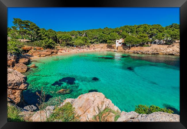 Paradise Found, Cala gat beach Framed Print by Alex Winter