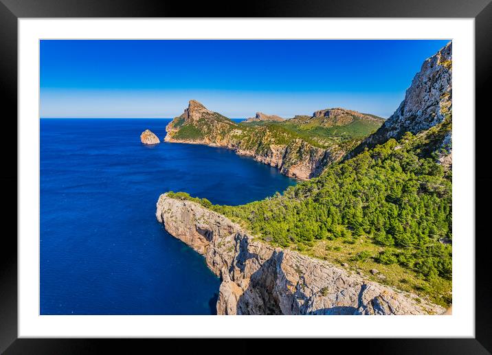 Cap de Formentor Mallorca Spain Framed Mounted Print by Alex Winter