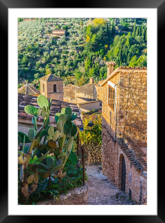 Old village of Fornalutx on Majorca Framed Mounted Print by Alex Winter