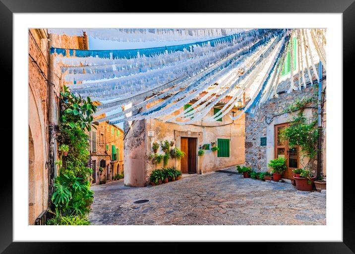Charming Beauty of Valldemossa Framed Mounted Print by Alex Winter