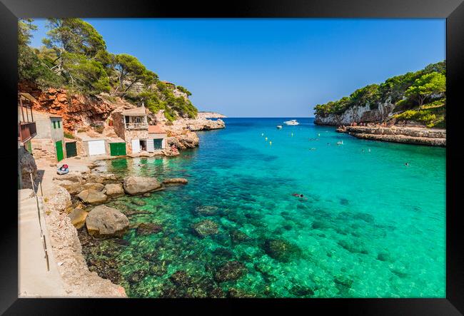 Cala Llombards Mallorca Framed Print by Alex Winter