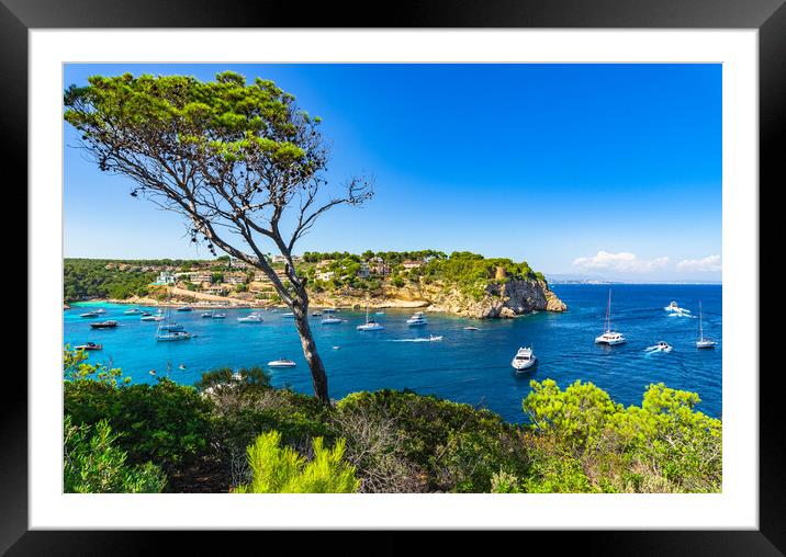 Boats of Portals Vells, Mallorca Framed Mounted Print by Alex Winter