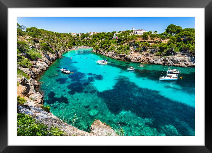 Cala Pi Beach, Mallorca Framed Mounted Print by Alex Winter