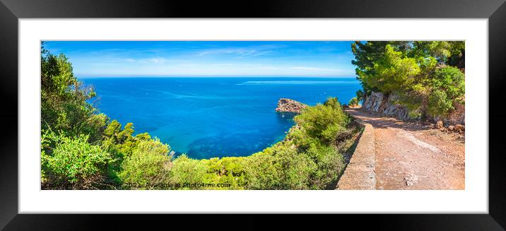 Mallorca island panorama Framed Mounted Print by Alex Winter