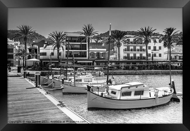Spain, Mallorca, Port de Andratx Framed Print by Alex Winter