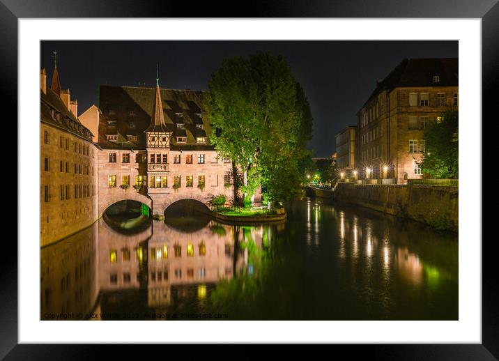 Hospice of the Holy Spirit Nuremberg Framed Mounted Print by Alex Winter