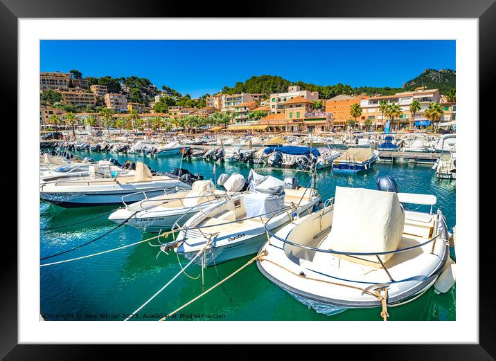 Port de Soller on Mallorca  Framed Mounted Print by Alex Winter