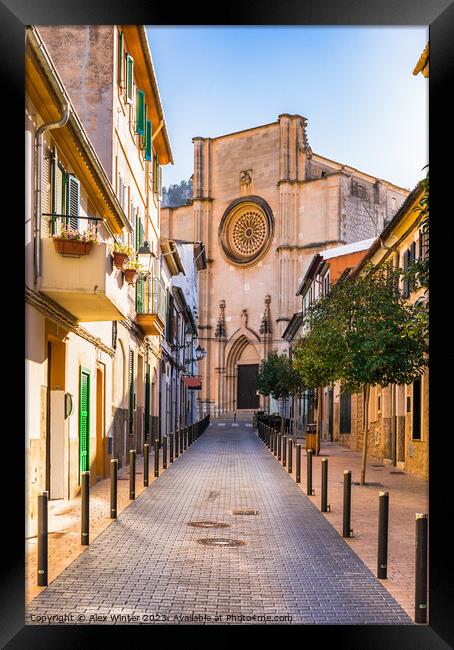 Esporles majorca Framed Print by Alex Winter