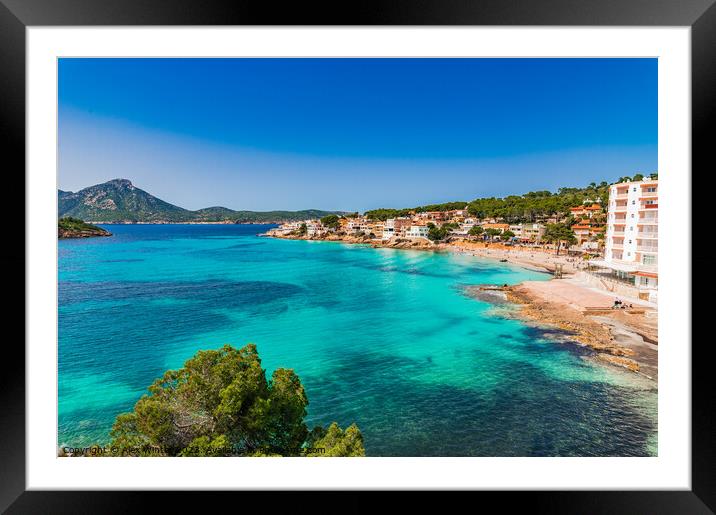 Beautiful view of Sant Elm seaside Framed Mounted Print by Alex Winter