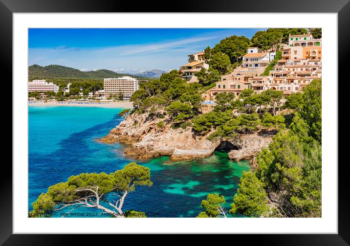 Spain, canyamel Framed Mounted Print by Alex Winter