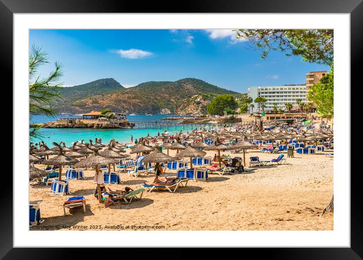 Mallorca island Camp de Mar  Framed Mounted Print by Alex Winter