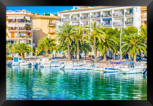 bay of alcudia Framed Print by Alex Winter