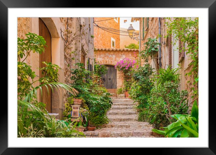 Old famous village of Fornalutx Framed Mounted Print by Alex Winter