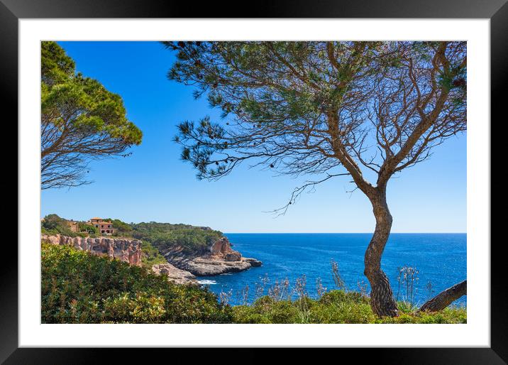 Mallorca, coast of Santanyi Framed Mounted Print by Alex Winter