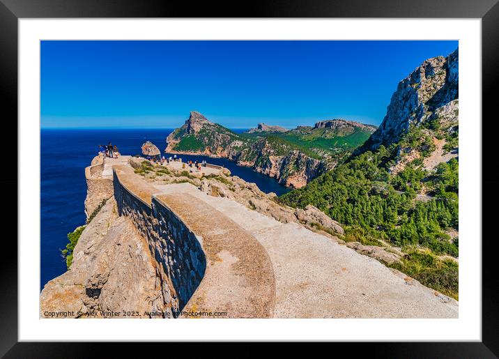 Cap Formentor Framed Mounted Print by Alex Winter