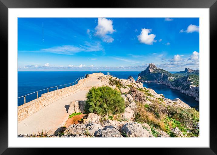 Mirador d'es Colomer at Cape Formentor  Framed Mounted Print by Alex Winter