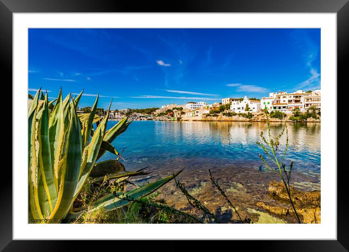 Beautiful coast on Majorca, Portopetro Framed Mounted Print by Alex Winter