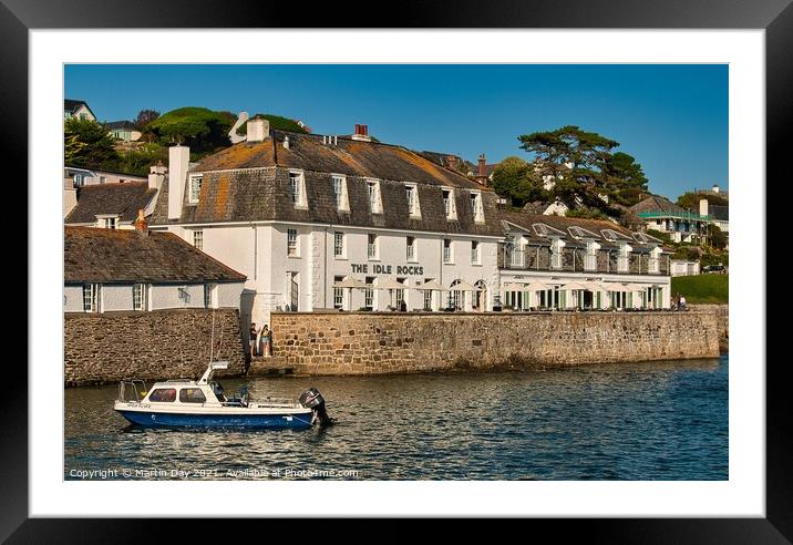 Coastal Elegance at The Idle Rocks Hotel Framed Mounted Print by Martin Day