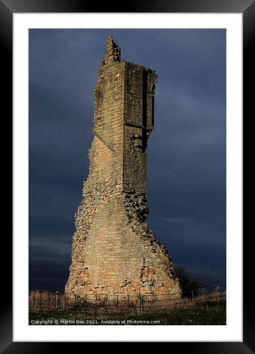 Mystical Kirkstead Abbey Ruins Framed Mounted Print by Martin Day