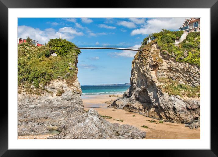 The Enchanting Island House Bridge Framed Mounted Print by Martin Day