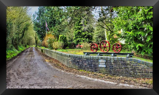 Exploring the Remnants of Withcall Railway Station Framed Print by Martin Day