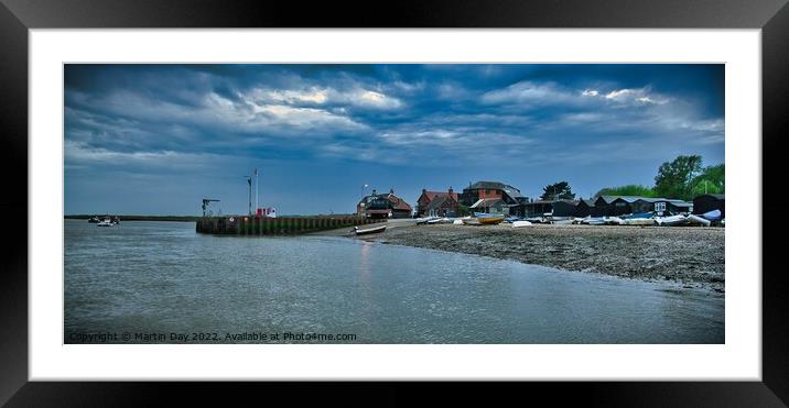 The Brooding Skies of Orford Framed Mounted Print by Martin Day