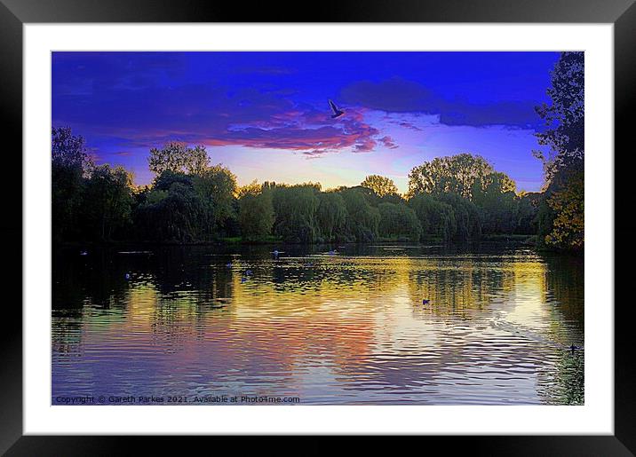 A Dawn Sunrise Framed Mounted Print by Gareth Parkes