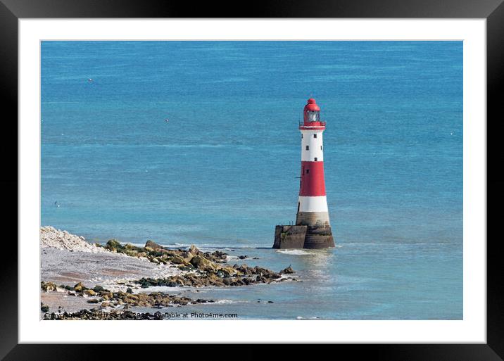 Beachy Head Lighthouse Framed Mounted Print by Gareth Parkes