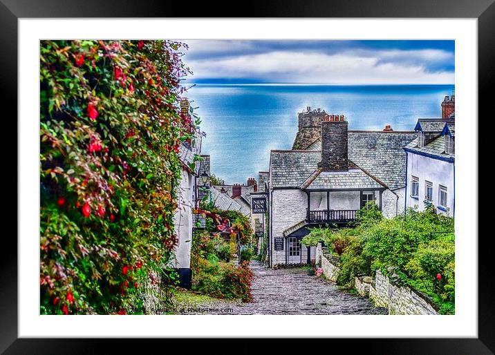 Clovelly Building Framed Mounted Print by Gareth Parkes