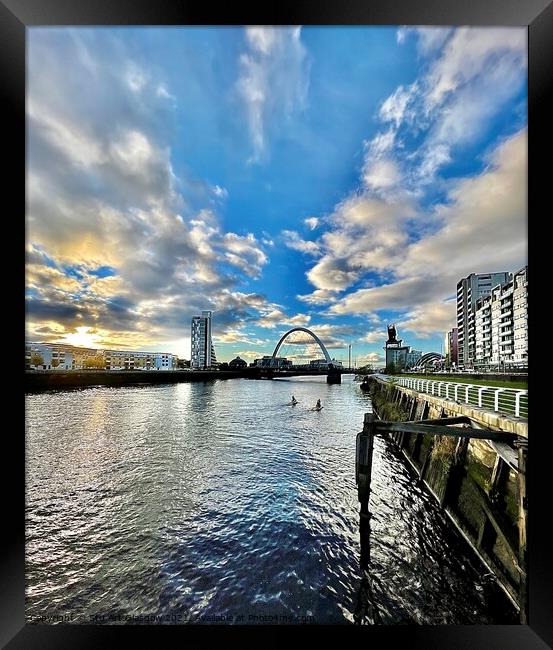 Coastguards on the Clyde  Framed Print by Stu Art Glasgow