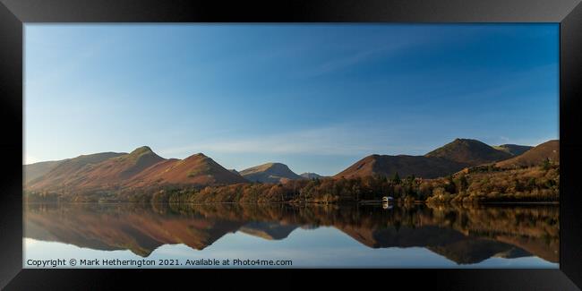 Isthmus Bay Derwentwater view Framed Print by Mark Hetherington