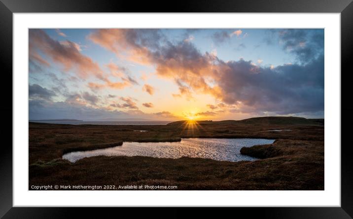 Sunset at Rhuba Hunish, Isle of Skye Framed Mounted Print by Mark Hetherington
