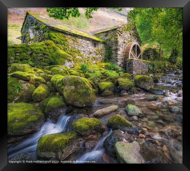 Borrowdale Mill Framed Print by Mark Hetherington