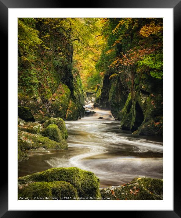 Fairy Glen Framed Mounted Print by Mark Hetherington