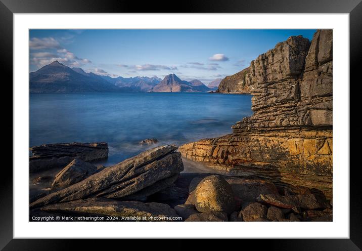 Elgol Framed Mounted Print by Mark Hetherington