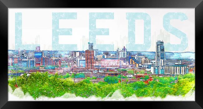 Leeds City Framed Print by Picture Wizard