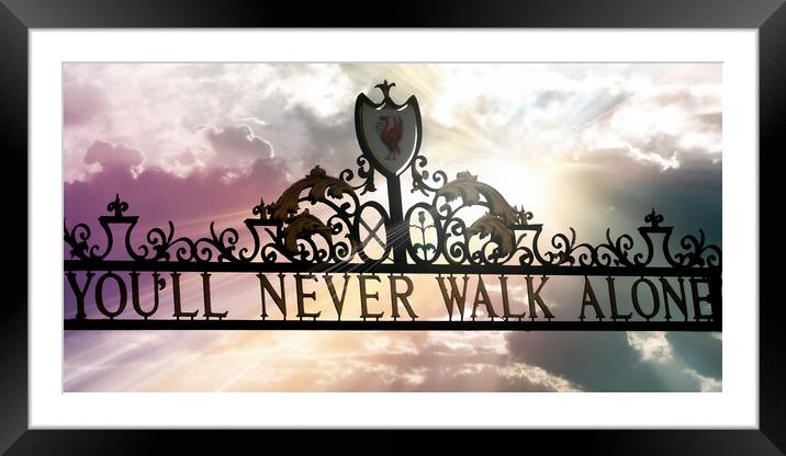 Shankly Gate Anfield Framed Mounted Print by Picture Wizard