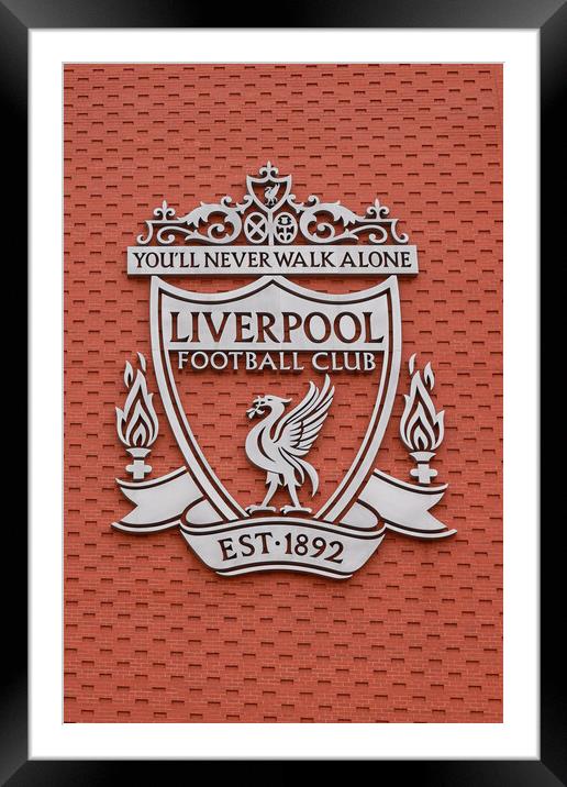 Anfield Wall Liverpool FC Framed Mounted Print by Picture Wizard