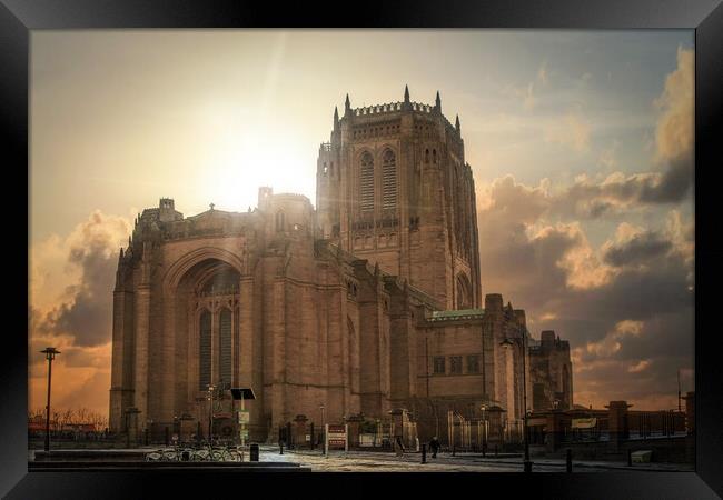 Liverpool Cathedral Framed Print by Picture Wizard