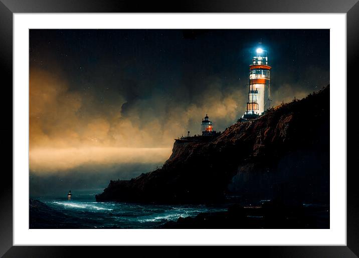 The Light of the Night Framed Mounted Print by Picture Wizard