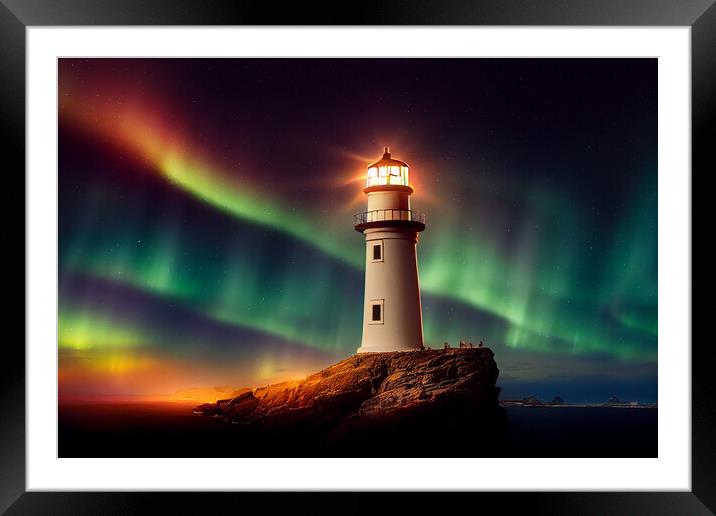 Burning Light Framed Mounted Print by Picture Wizard