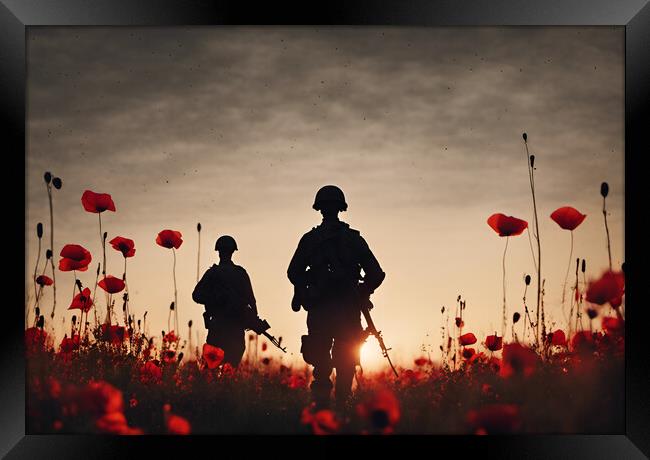 We Will Remember Them Framed Print by Picture Wizard