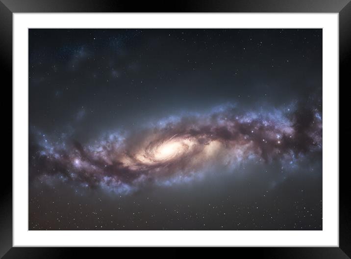 The Galaxy Framed Mounted Print by Picture Wizard