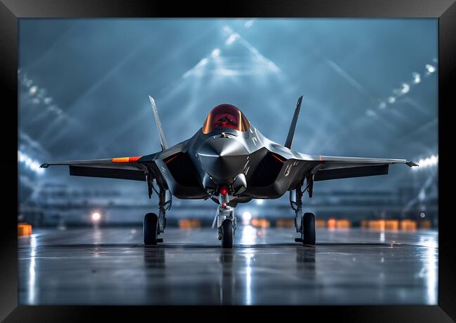 F35 Lightning Jet Framed Print by Picture Wizard