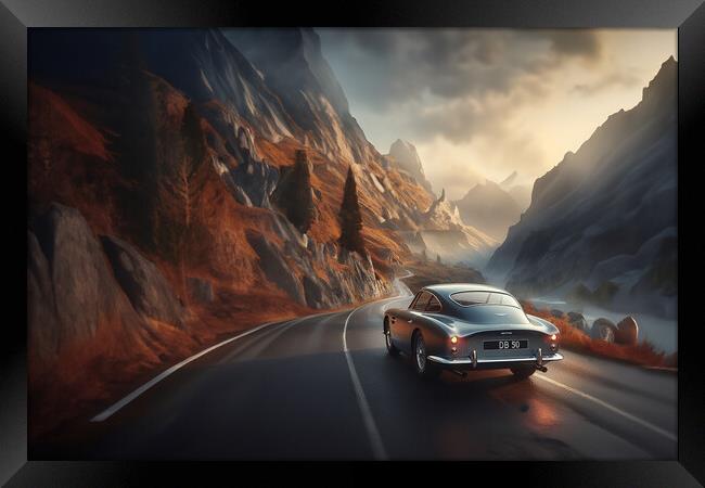 Aston Martin DB5 Framed Print by Picture Wizard