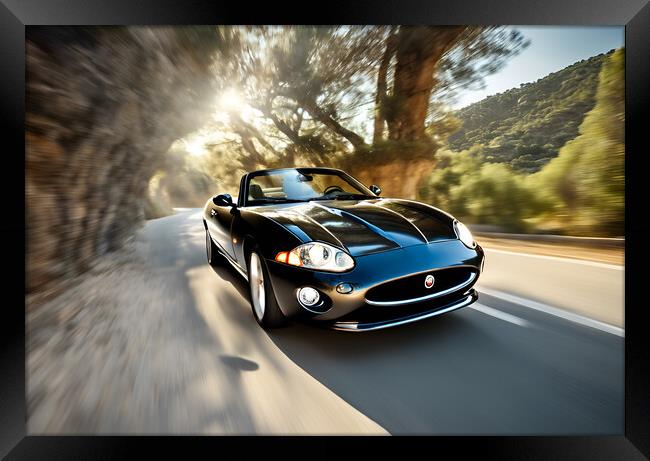 Jaguar XKR Framed Print by Picture Wizard