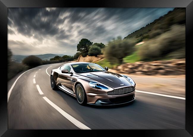 Aston Martin Framed Print by Picture Wizard