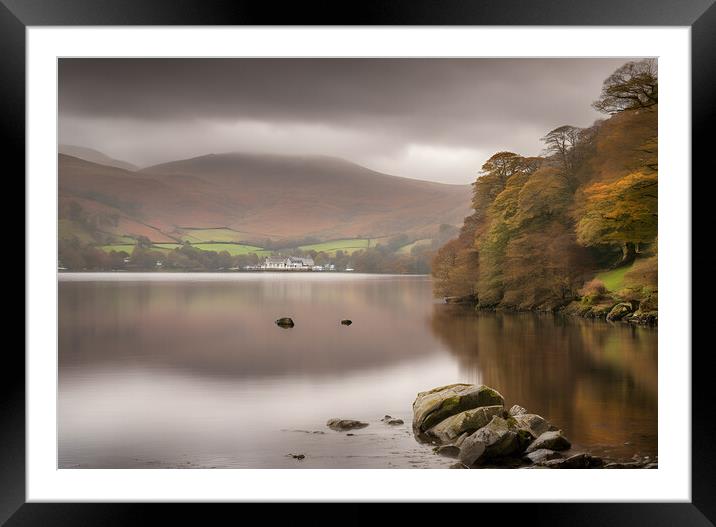 Coniston Water Framed Mounted Print by Picture Wizard